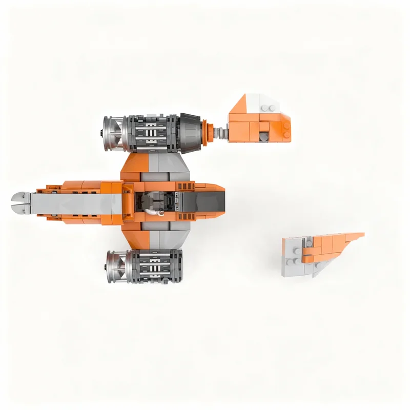 Набор для сборки модели мотоцикла-свопа MOC Star Battle KoToR Daggerstar, 437 деталей, конструктор, архитектурные блоки, развивающая игрушка, идея для подарка на праздник (art.: 3920db73cc431) - 3920db73cc431