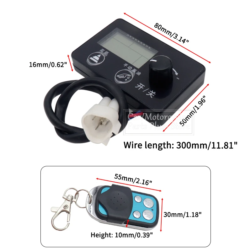 12 В/24 В ЖК-контроллер дизельного обогревателя пульт дистанционного управления +