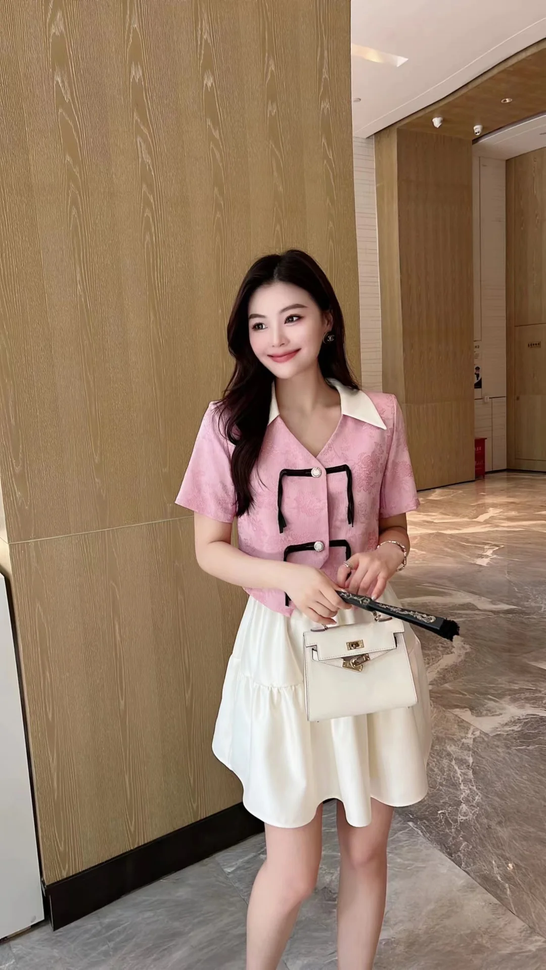 

2023 Spring/Summer Fashion New Women's Clothing Contrast Color Suit 0814