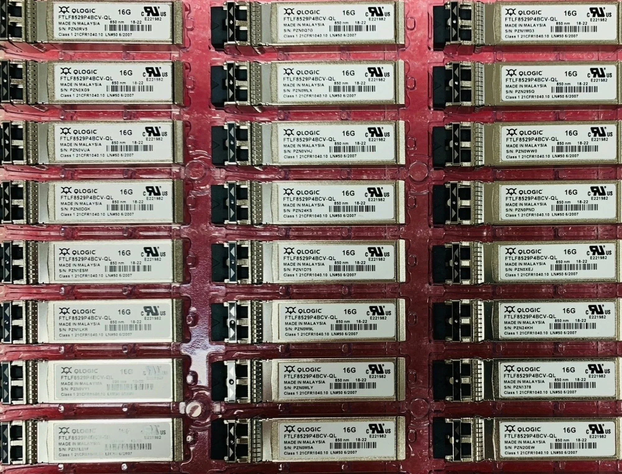 1 шт. FTLF8529P4BCV-QL Qlogic Fibre Channel SFP 16G 16 ГБ 850 нм Qle2670 Qle2672 Qle2690 Qle2692 FC двухпортовый модуль HBA SFP+ (art.: 3920d4e407ad8) - 3920d4e407ad8