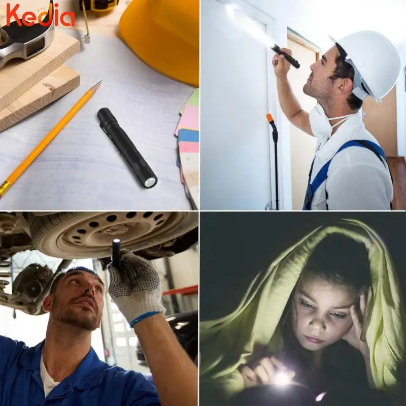 

1PCS Pen-shaped Lantern Energy-saving Ultra Powerful Flashlight Waterproof Xpe Flashlight Hot Military Tactical Flashlights Mini