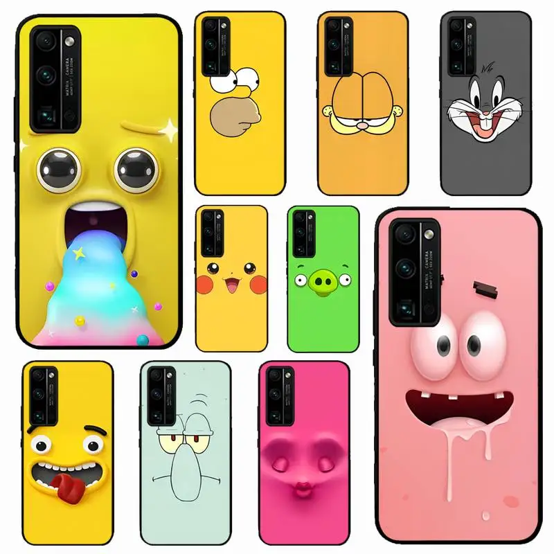 

Funny Face Coque Phone Case for Huawei Honor 10 i 8X C 5A 20 9 10 30 lite pro Voew 10 20 V30