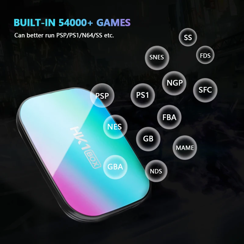 ТВ-приставка X Hk1 использует S905 × 3 с двойной системой двойным Wi-Fi 54000 + встроенных