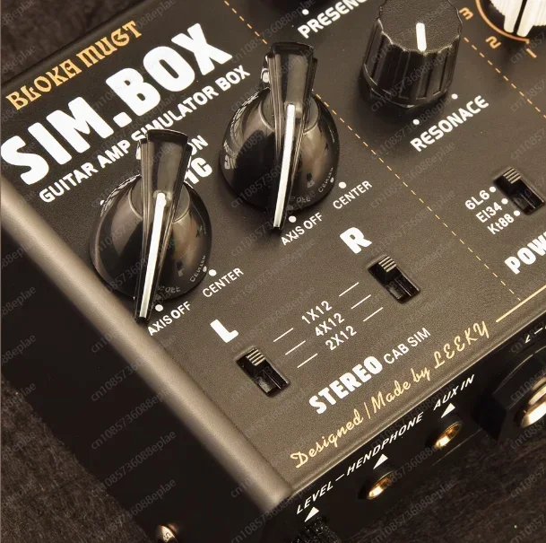 Полная имитация шкафа электрогитары DI box эффектор стомпбокса 3 классических