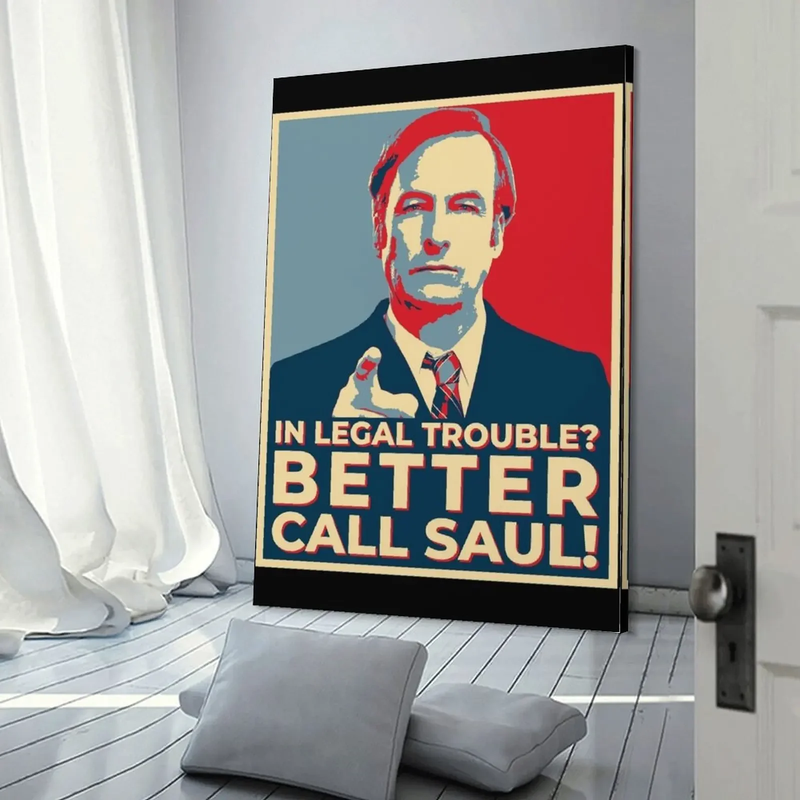 Saul Goodman James Mcgill Breaking Bob Odenkirk Bad And Better Call Постер на холсте Картина аниме фигурка