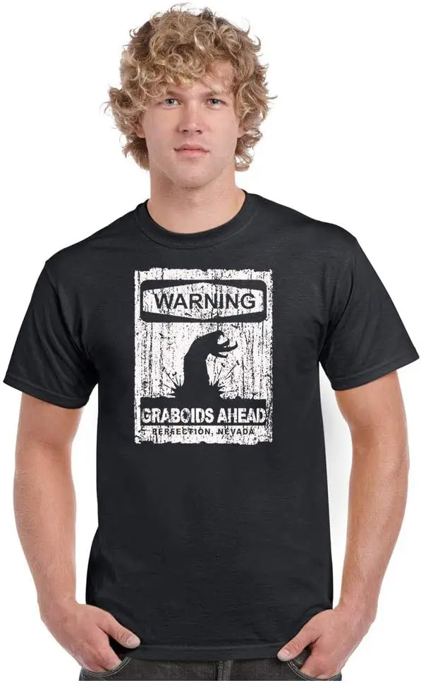 Warning Graboids Movie Classic Perfection Nevada Tremors T-Shirt