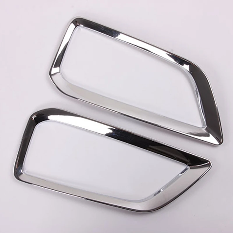 Автомобильная Хромированная передняя противотуманная фара ABS для Hyundai Encino Kona 2018