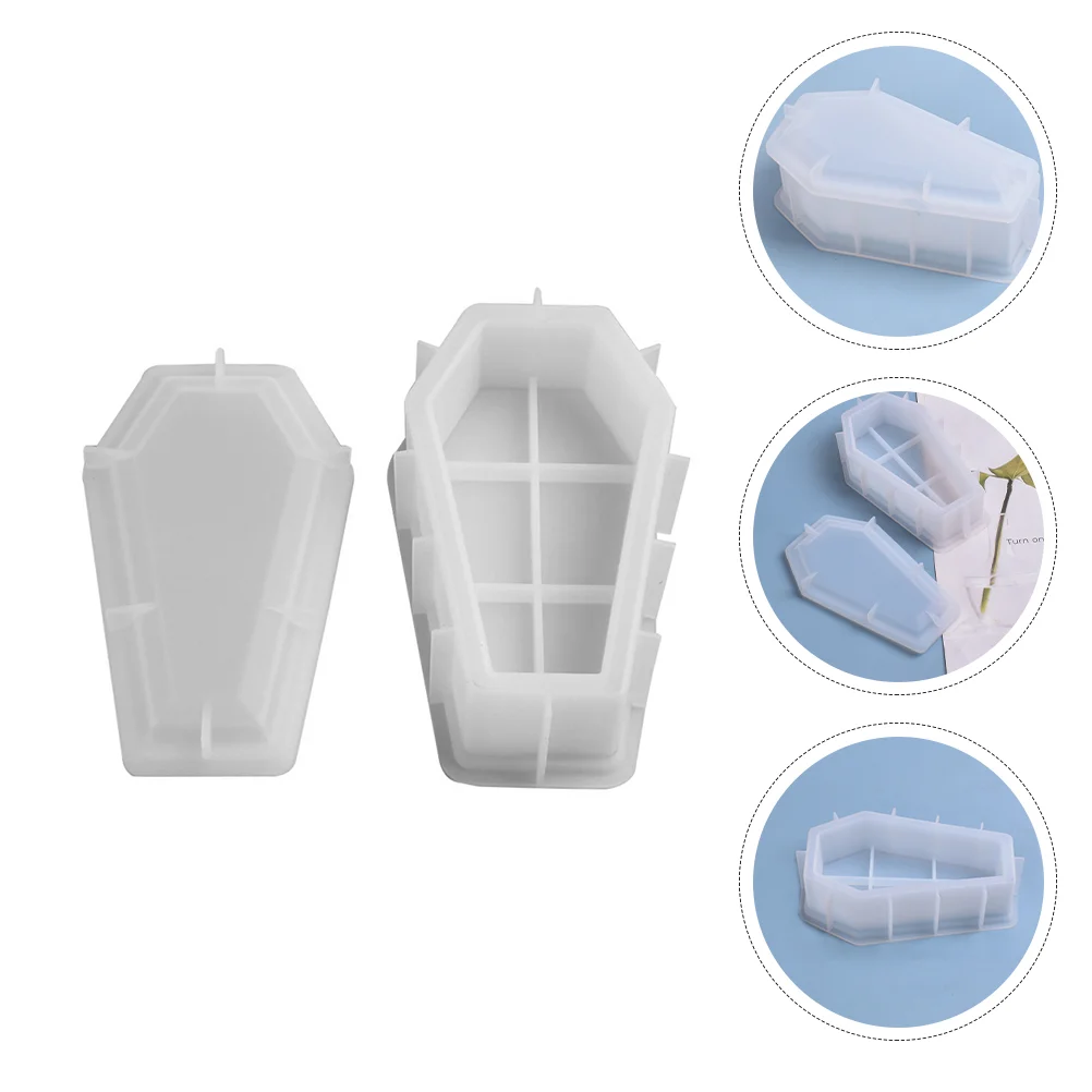 

1 Set Coffin Box Mold Silicone Mold DIY Resin Mold Storage Box Mold