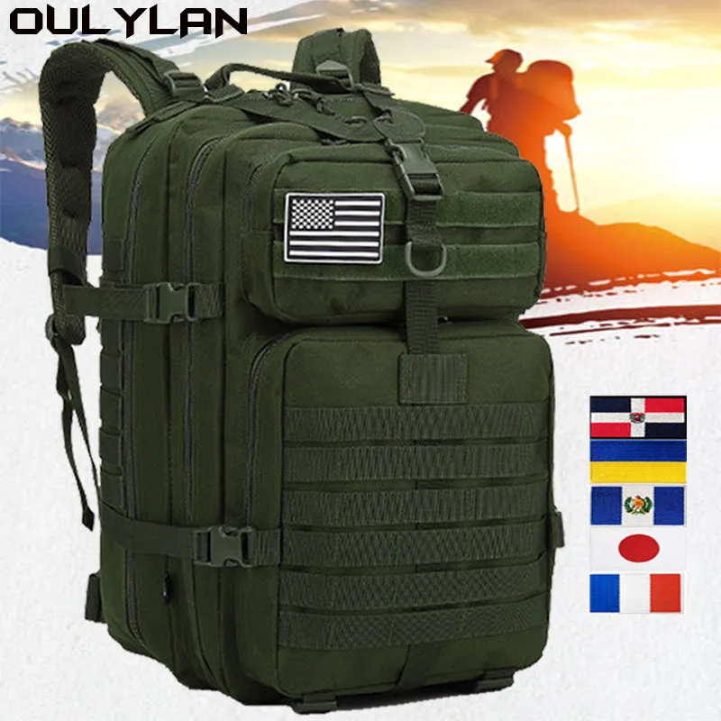 

Нейлоновый тактический рюкзак Oulylan для кемпинга 30L/50L 900D, водонепроницаемая сумка для походов и охоты, уличные военные рюкзаки, тактические сумки