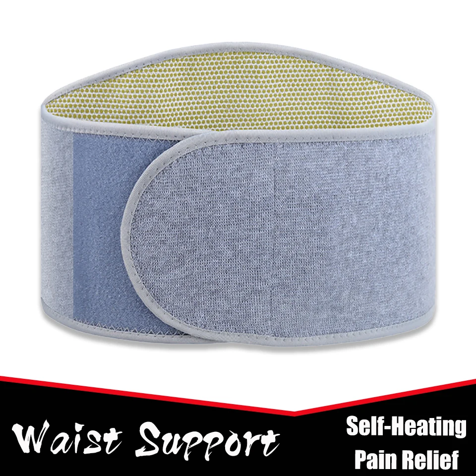 

1 шт. самонагревающийся точечный ремень из полыни для поясницы, поясничный ремень, поддерживающий диск для нижней спины, ортопедический снятие боли в позвоночнике