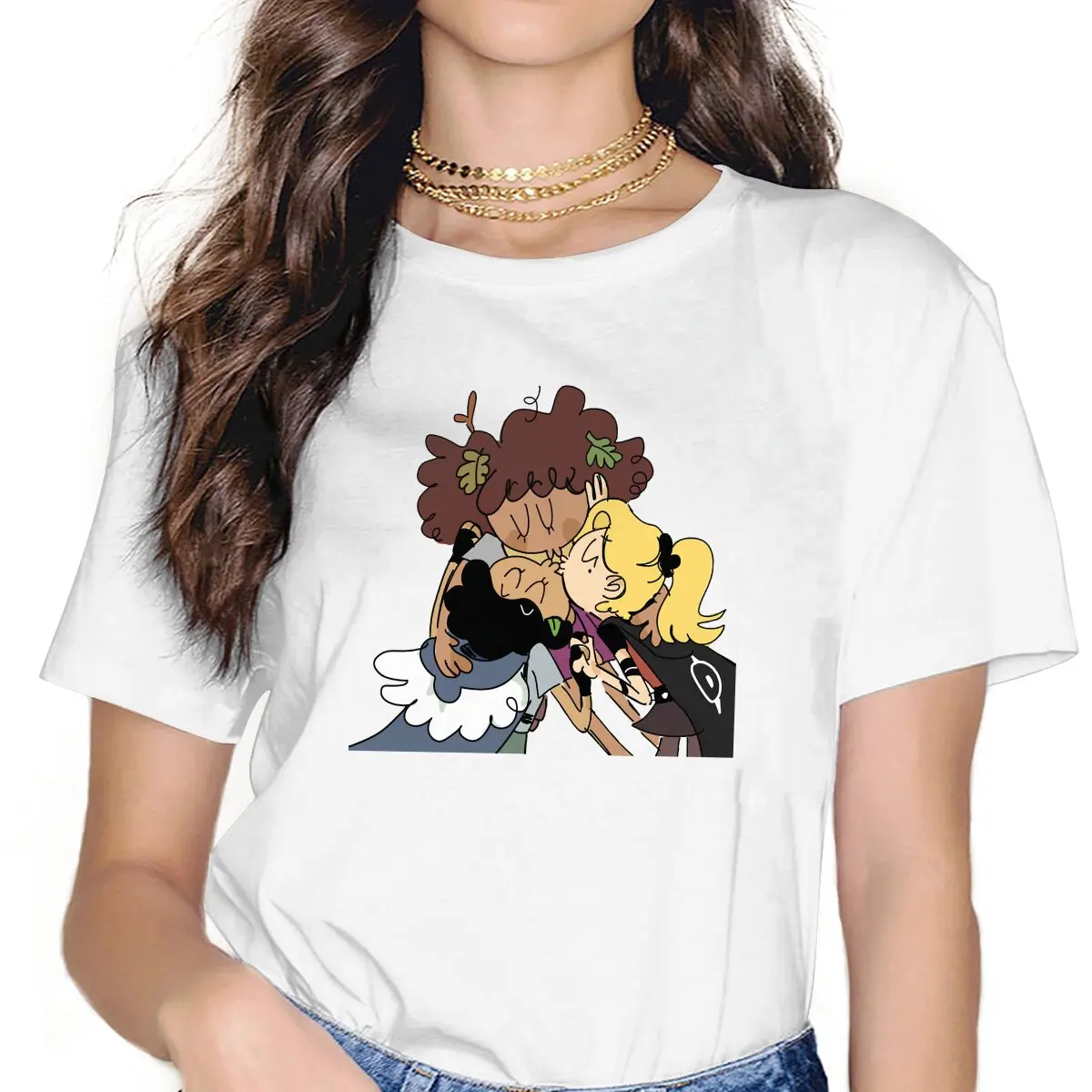 

Женская футболка с рисунком амфибии, Винтажная футболка из полиэстера в стиле Харадзюку