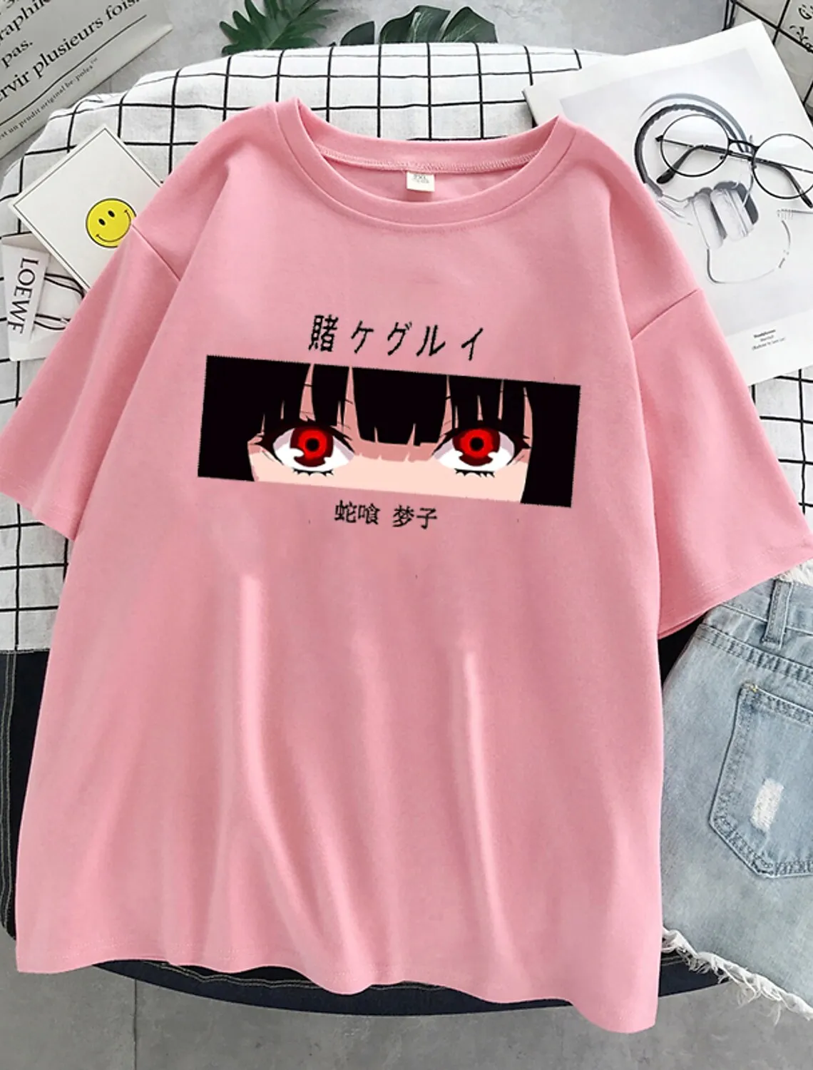 

Inspired By Kakegurui / Compulsive Gambler Cosplay Cosplay Costume T-Shirt Back To School Print T-Shirt for Men Women
