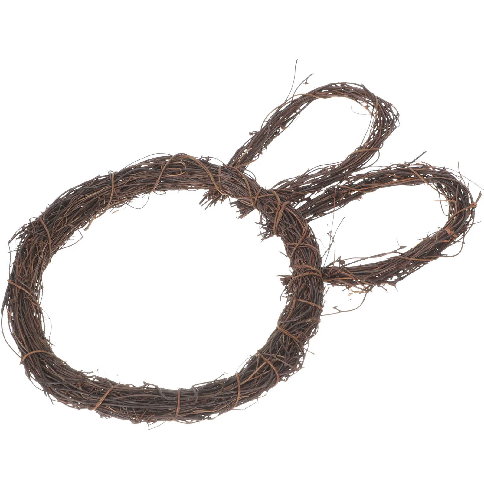 

Весенний венок в форме кролика, цветочный венок, рама из ротанга, венок, гирлянда из кролика на входную дверь, украшение «сделай сам», натура...