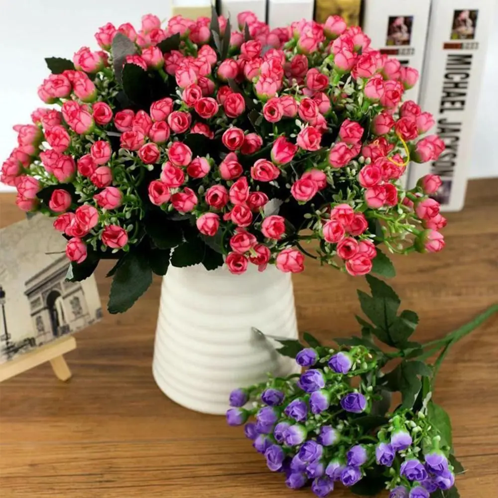 

Arrangement Party Supplies Home Decoration Milan Bud 36heads Artificial Silk Flowers Artificial Flower Lifelike Plants
