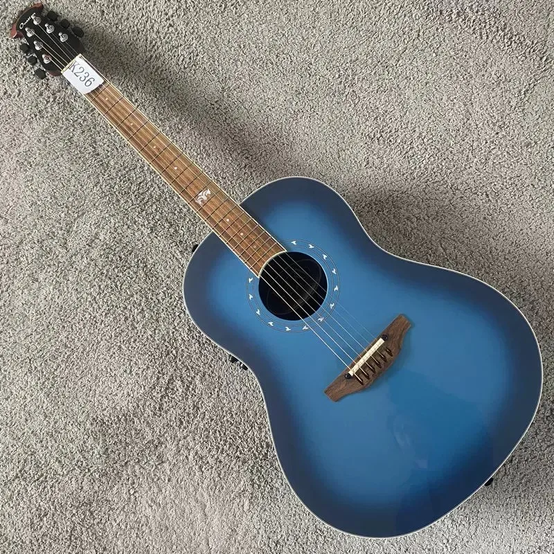 Фото Электроакустическая гитара Ovation Ultra 1516 41' с цельной верхней декой и активным звукоснимателем, 6 цветов на выбор, в наличии, сделано в Китае №2