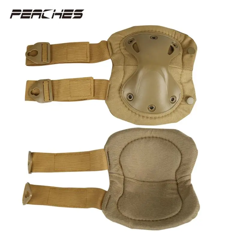 

4pcs Tactical Knee Pad Elbow CS Military Protector Army Airsoft Outdoor Sport Working Cycling Skating Kneecap Pads Safety Gear
