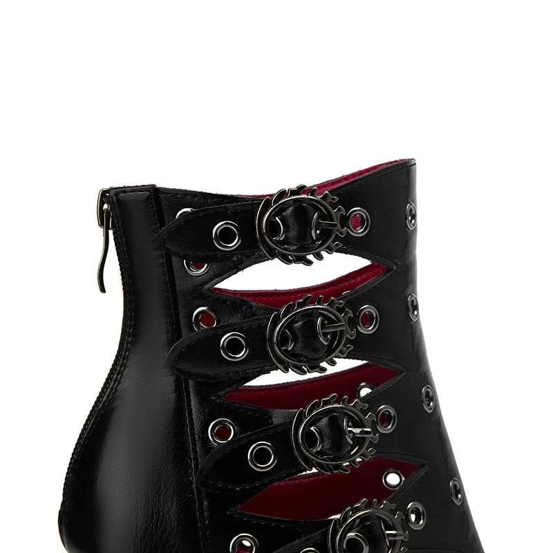 Женские короткие сапоги с острым ночным клубом ботинки на высоком каблуке