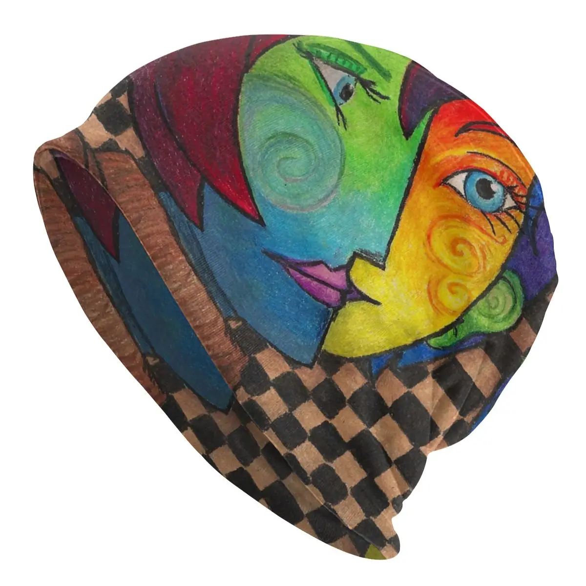 

Шапка-бини с двумя лицами, унисекс, для мужчин и женщин