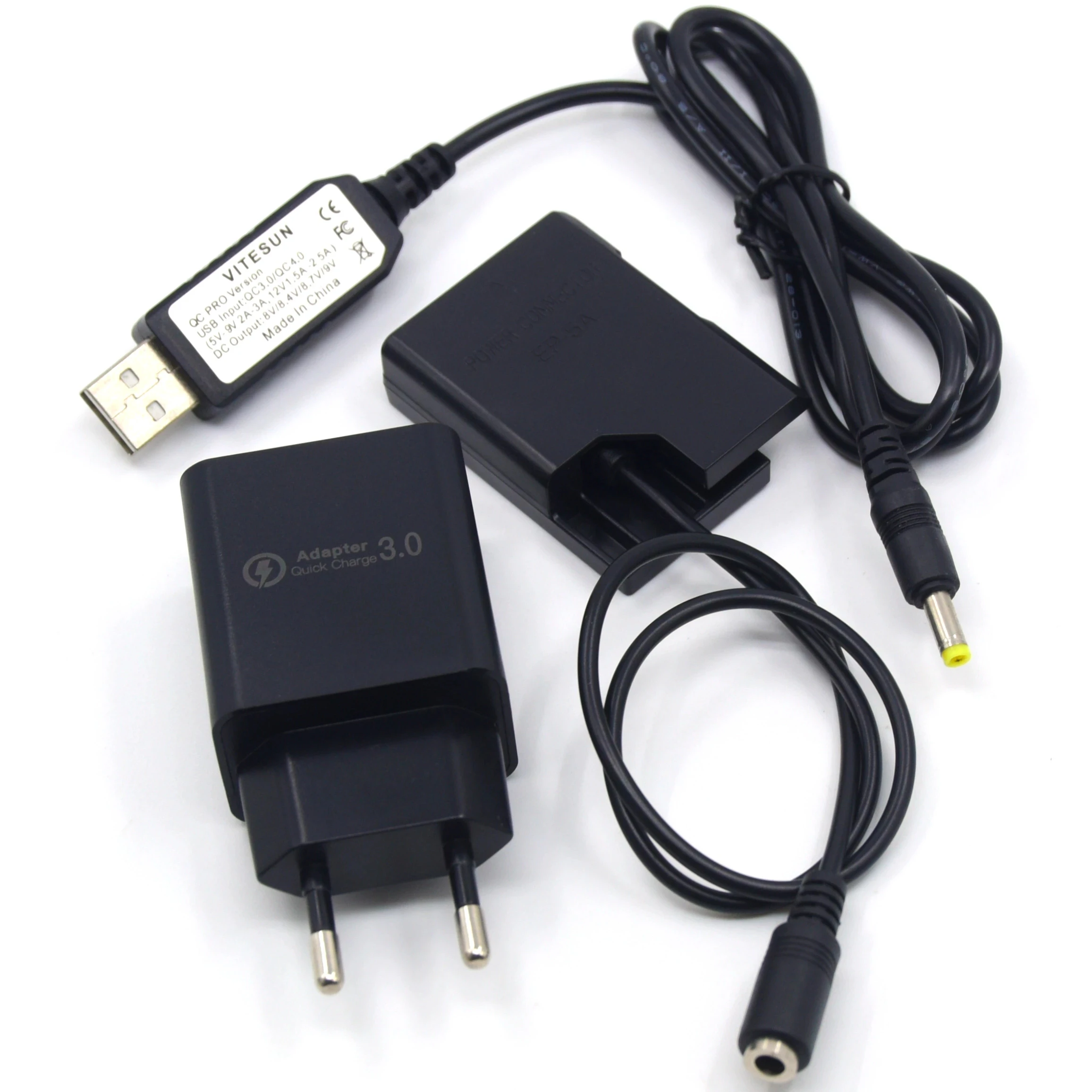 

USB-кабель MH-24 + зарядное устройство 18 Вт + пустая батарея EP-5A EN-EL14 для Nikon P7800 P7100 D5600 D5300 D5200 D5100 D3400 D3300 D320