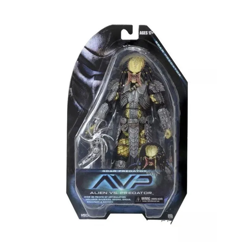 Фигурка экшн-Фигурки 7 дюймов серия хищников Инопланетянин кавит старший Охотник