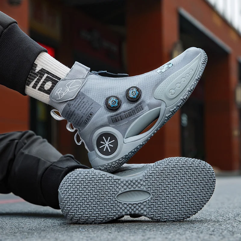 Brand Hip-hop Sneakers Men High-top Men Basketball Shoes Kids Women Designer Basket Boots Fashion Street Style Sports Shoes Male