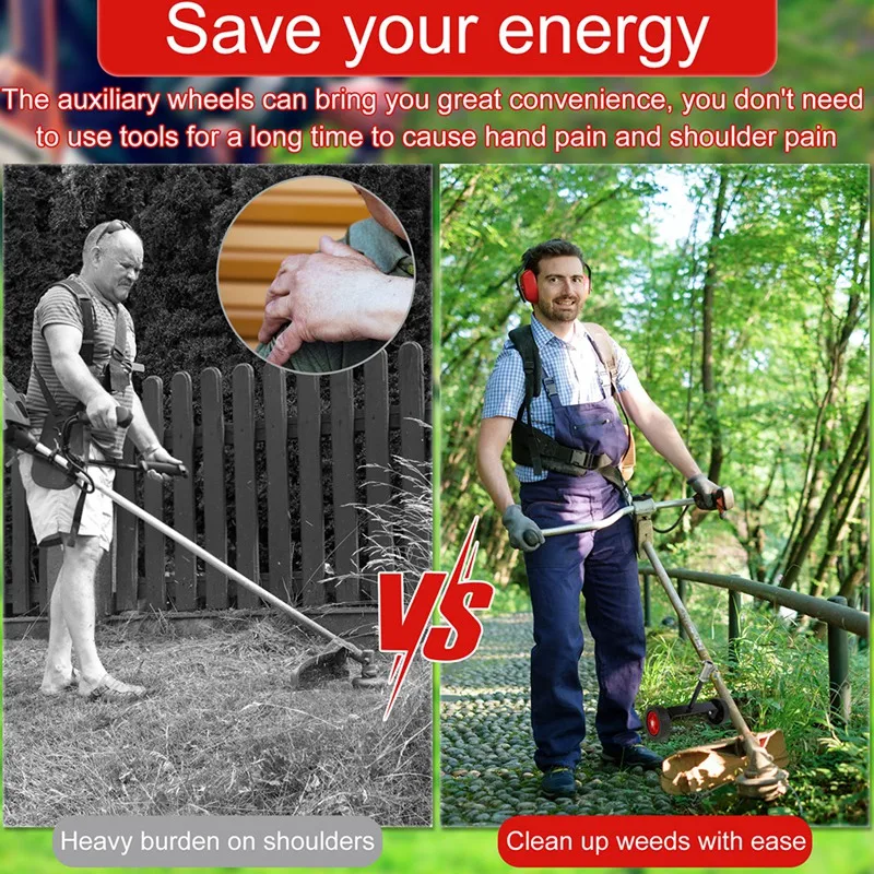 1 шт. опорное колесо для газонокосилки рюкзак прополка ручная опорная рама