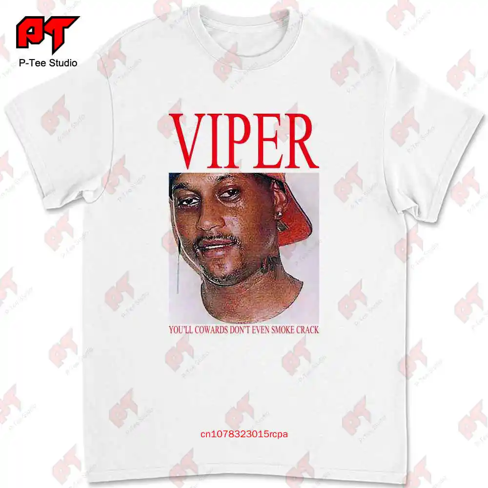 Viper Youwill Cowards не дымите трещины белая футболка Размер 3