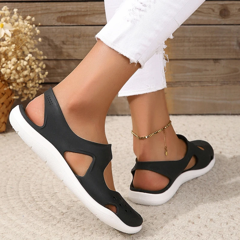 2023 Women's Sandals Lightweight Women Sandals Outdoor Soft Female Casual Shoes Comfortable Anti-slip Flat Shoes Free Shipping