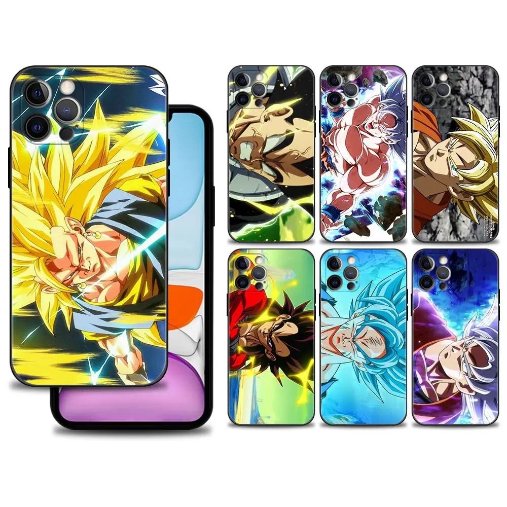 

Phone Case For iphone 11 13 12 pro max 13 12 Mini Cover XS Max XR XS X 6 6S 7 8 Plus Silicone Cool Comic Dragons Ball Super Goku