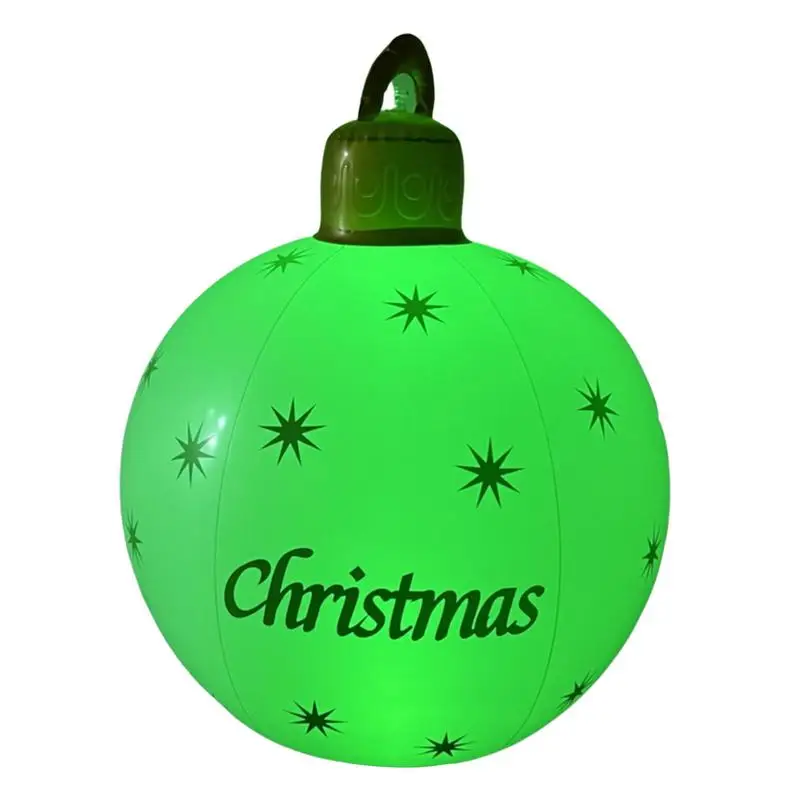 

60cm Large PVC Christmas Ball Decoration Christmas Tree New Year Gifts Christmas Family Outdoor Inflatable Toys