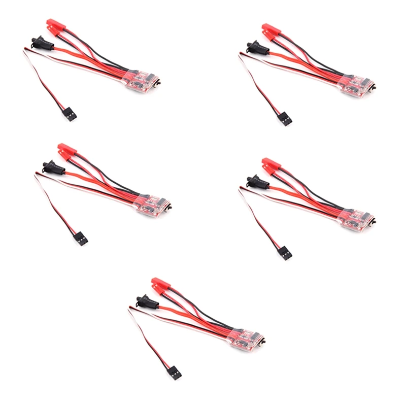 

5 шт. 30A 4-8 в ESC щетка электронный двигатель регулятор скорости щетка электронный регулятор скорости для RC автомобиля