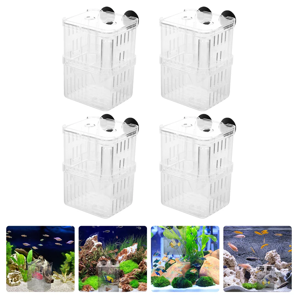

Box Tank Aquarium Hatchery Breeding Incubator Isolation Breeder Separator Divider Juvenile Egg Tumbler Acclimation Betta Case