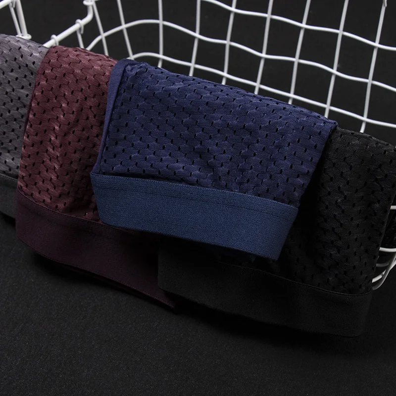 Brand Men's Underwear Graphene 3A Antibacterial Underpants Pure Cotton Men Boxer Shorts Moisture Absorbent Elastic Male Panties