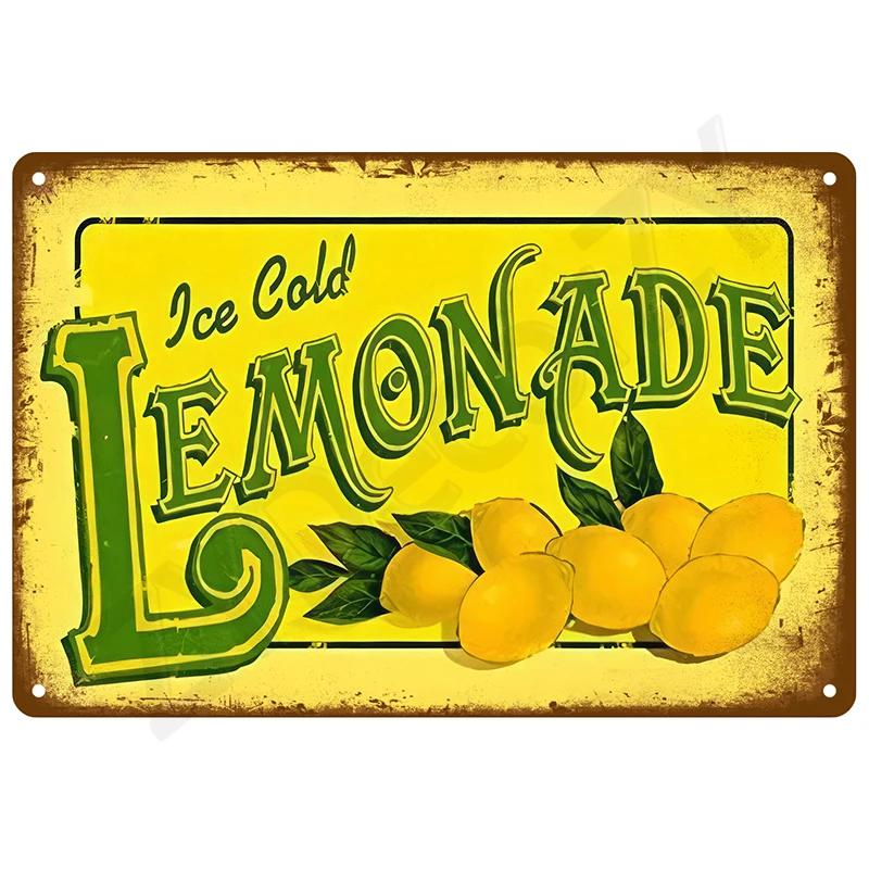 

Винтажная металлическая вывеска