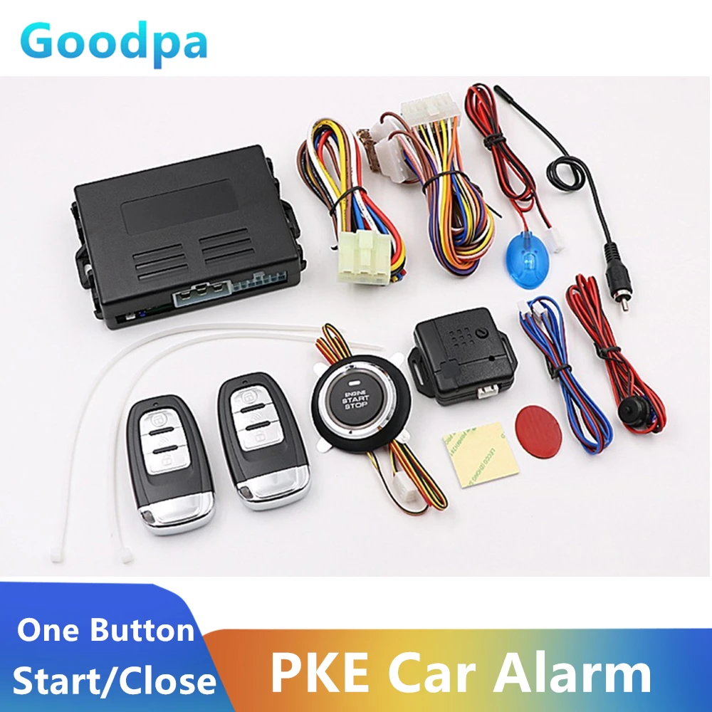 

Car Alarm One-button Remote Control Car Keyless Entry Engine Start Security Alarm System Push Button Remote Starter Stop Auto