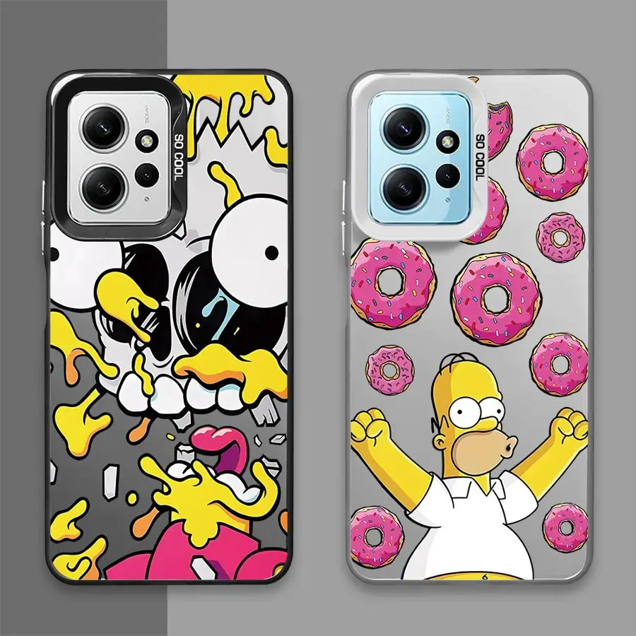 Homer S-Simpsons for Samsung Galaxy A52 A52s A53 A71 A55 A73 5G A72 A54 A15 A16 A25 A51 Soft Case Phone Cover Shell