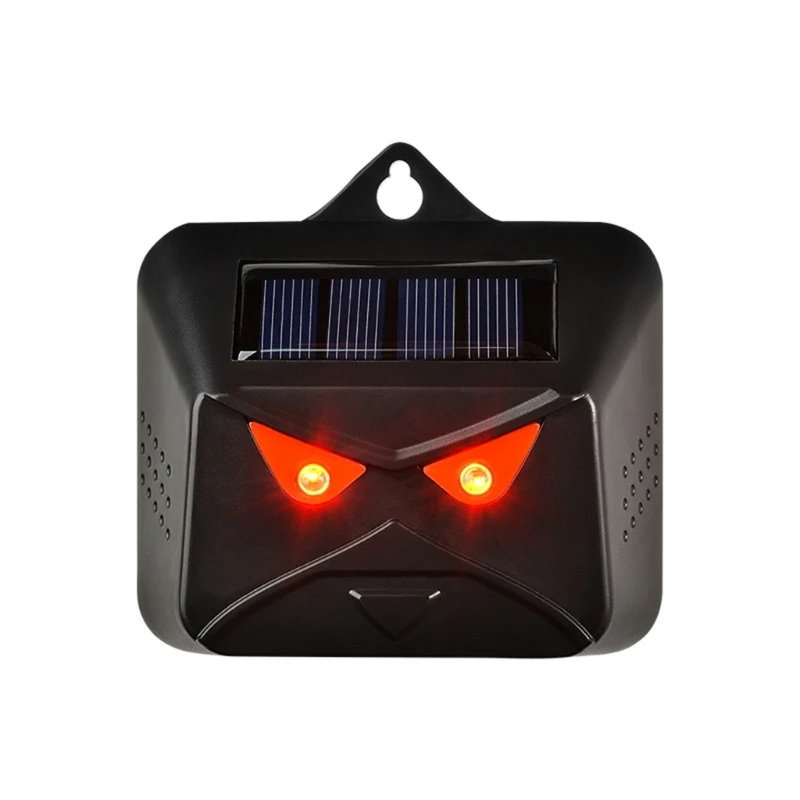

Outdoor Ultrasonic Animal Repeller Solar Animal with Flashing LED Lights Expelled Cats Dog Wild Pigs Compact