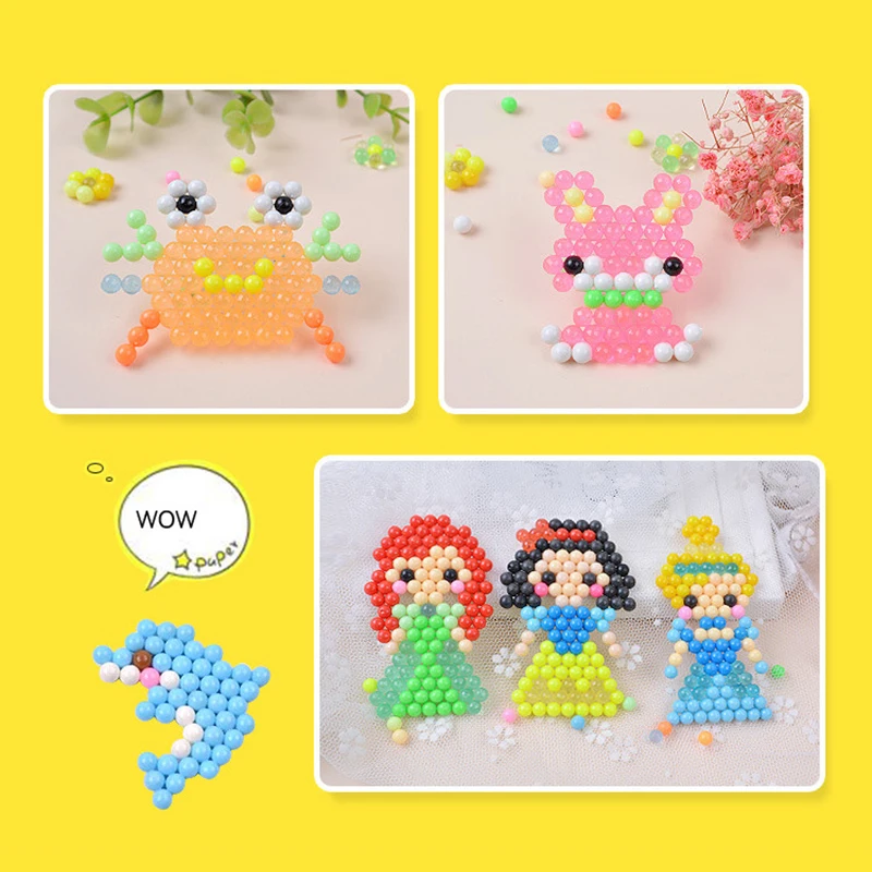 

DIY Water Magic Beads For Children Animals Molds Hand Making Puzzle Kids Educational Toys for Boys girls Spell Replenish Beans
