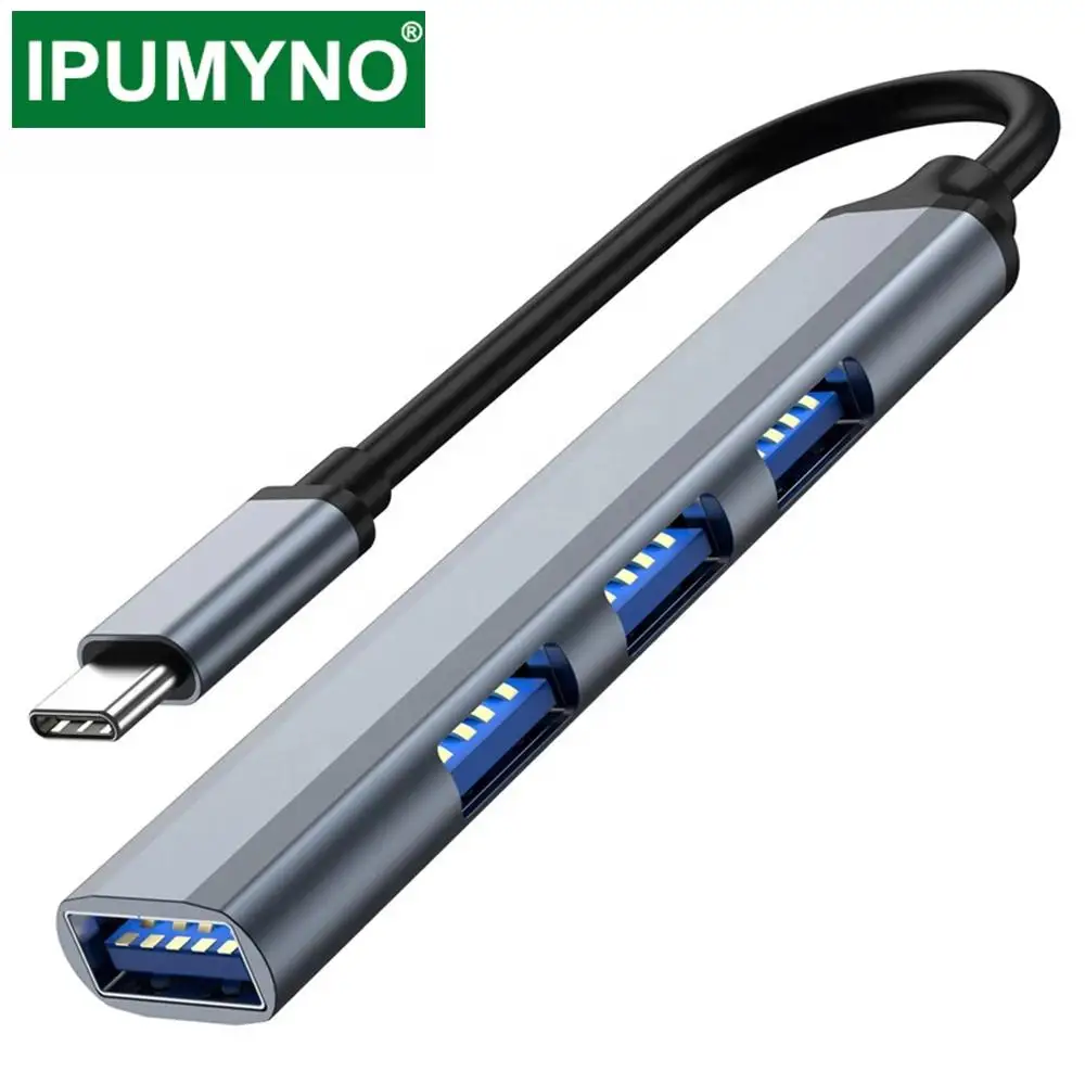 USB-разветвитель с 4 портами и поддержкой Otg 3 0 дюйма