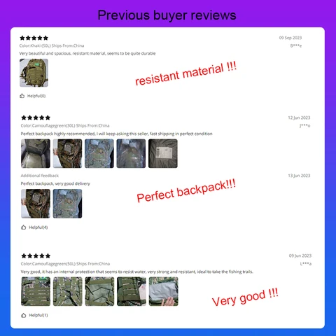 Рюкзак мужской тактический, 30 л, 50 л, водонепроницаемый