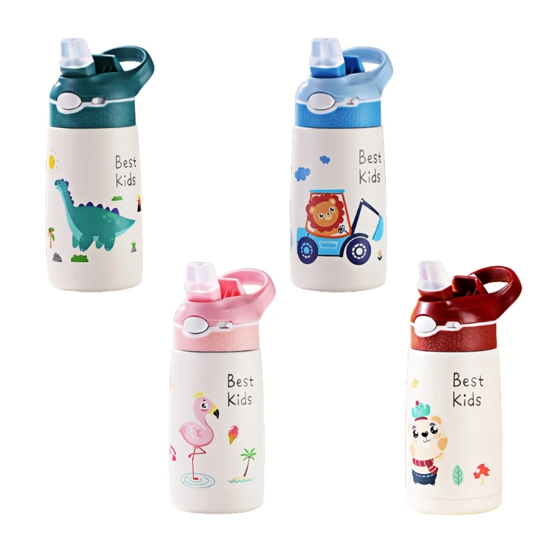 

Детские бутылочки с защитой от падения и соломинкой, 400 мл