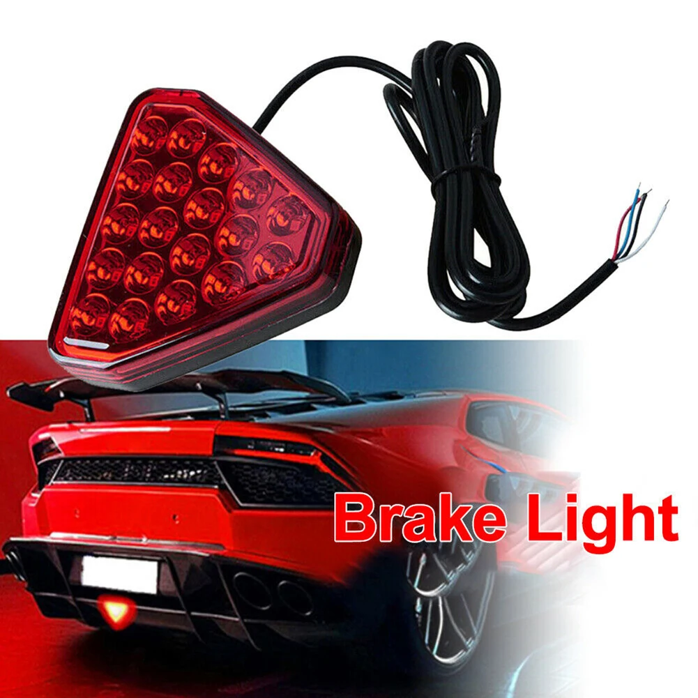 

Practical Durable High Quality New LED Light LED Tail Stop Triangle 20 High Power Brake Light Center Brake Light