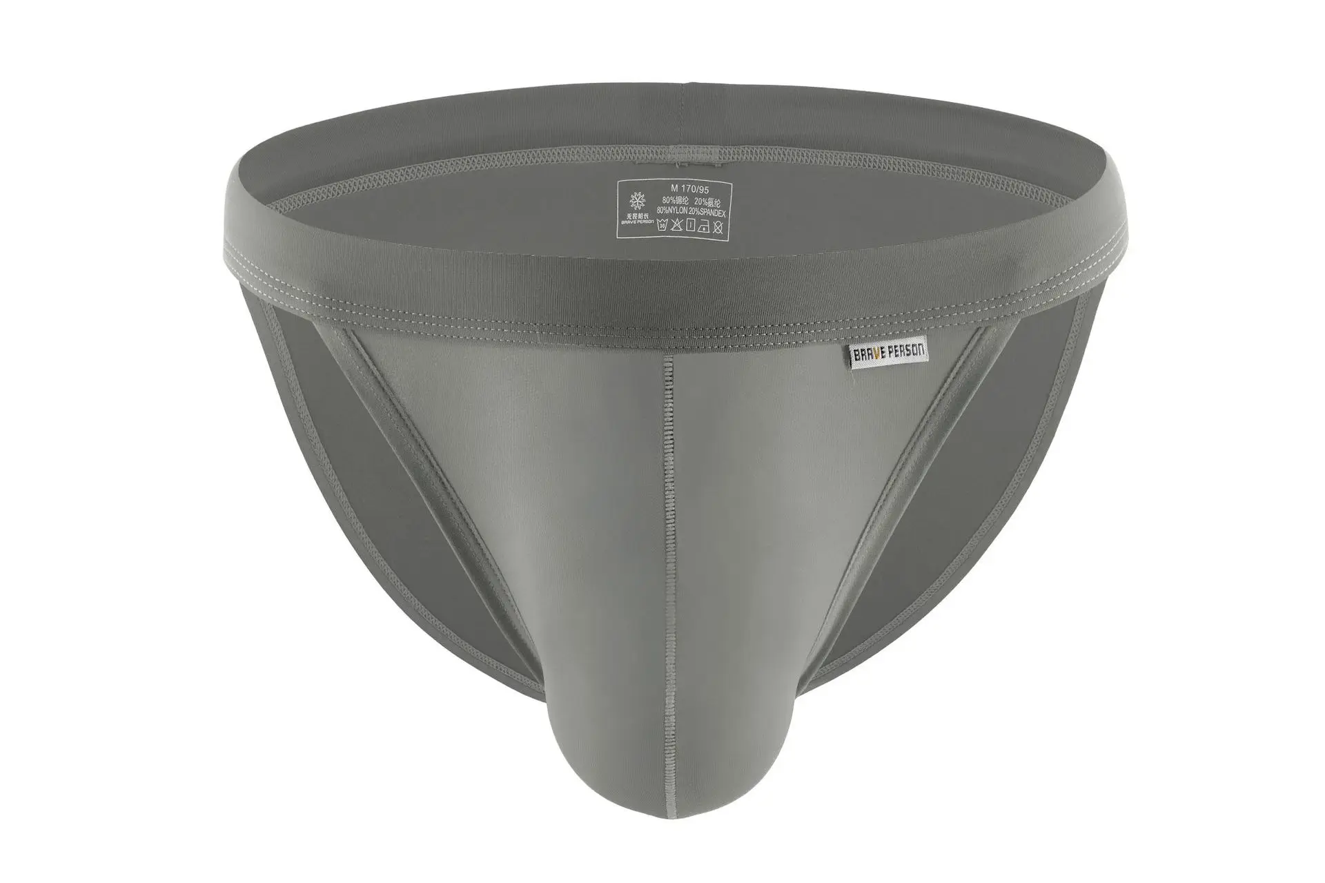 Сексуальное мужское нижнее белье BRAVE PERSON Модные дышащие трусы с выпуклым