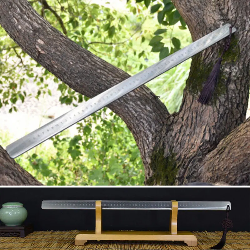 

High Quality 60cm Martial Arts Supplies Iron Ruler Stainless Steel Outdoor Self-defense Car Necessary Protective Tools