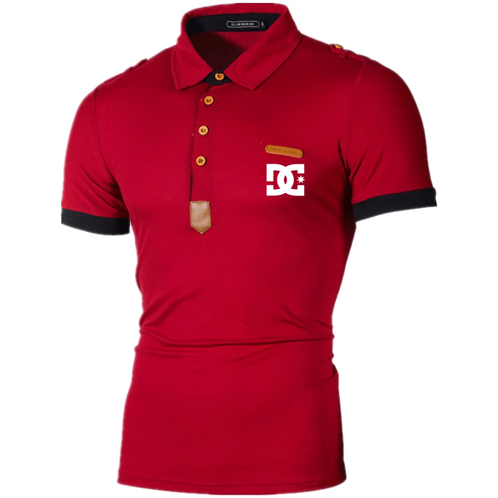 2022 New Summer Men's Polo Shirts Men's Hot Sale Business Casual Shirts Sports Short Sleeves Street Fashion Men's Tops