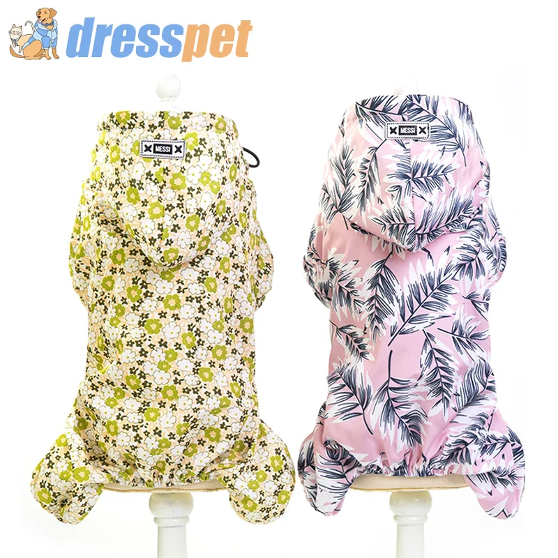 

ABQP Pet Dog Raincoat New High Quality 100% Impermeable Polyester Rain Clothes For Small Medium Dogs Pet Outfit Apparel