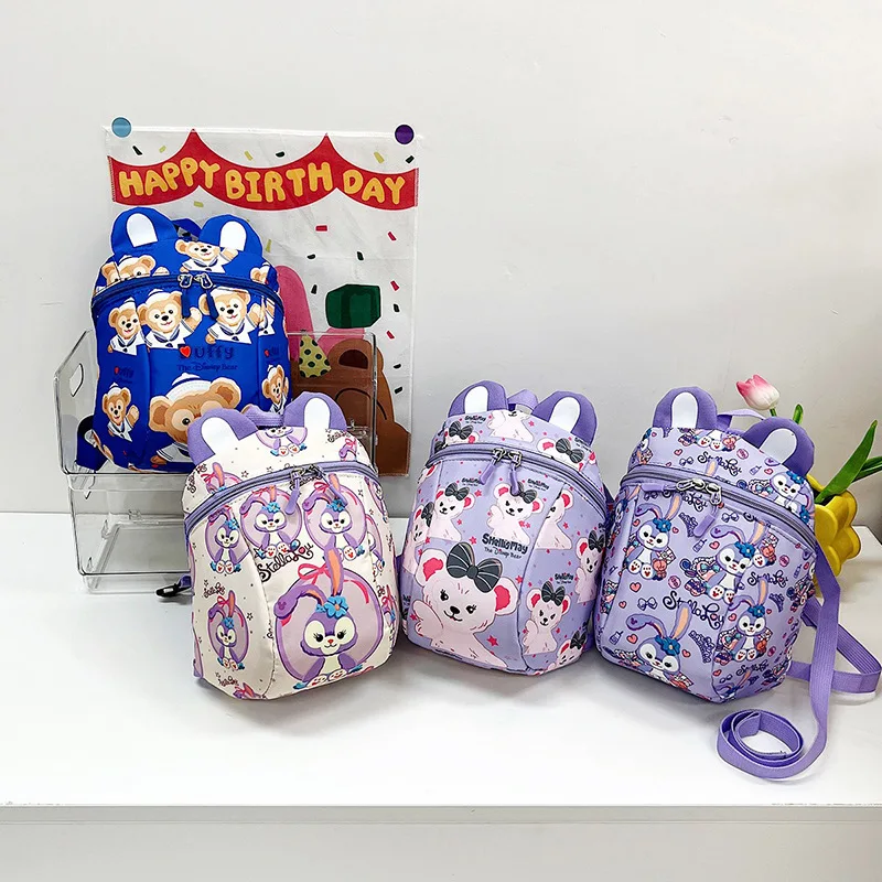 Lost Prevention Children'S Backpack Disney Stella Lou School Bag Kindergarten Girls 1-4 Years Old Kids Backpack Shoulders Bag