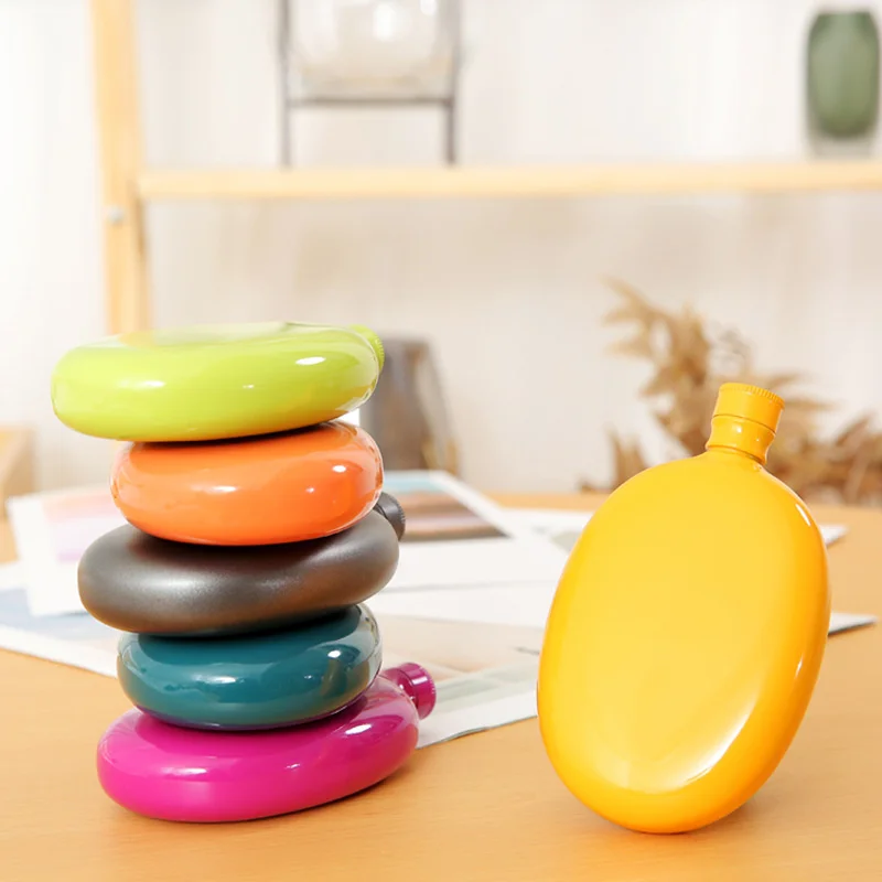 

Компактная портативная Бытовая бутылка для вина 3 унции из нержавеющей стали, уличная портативная бутылка для белого вина, набор для вина