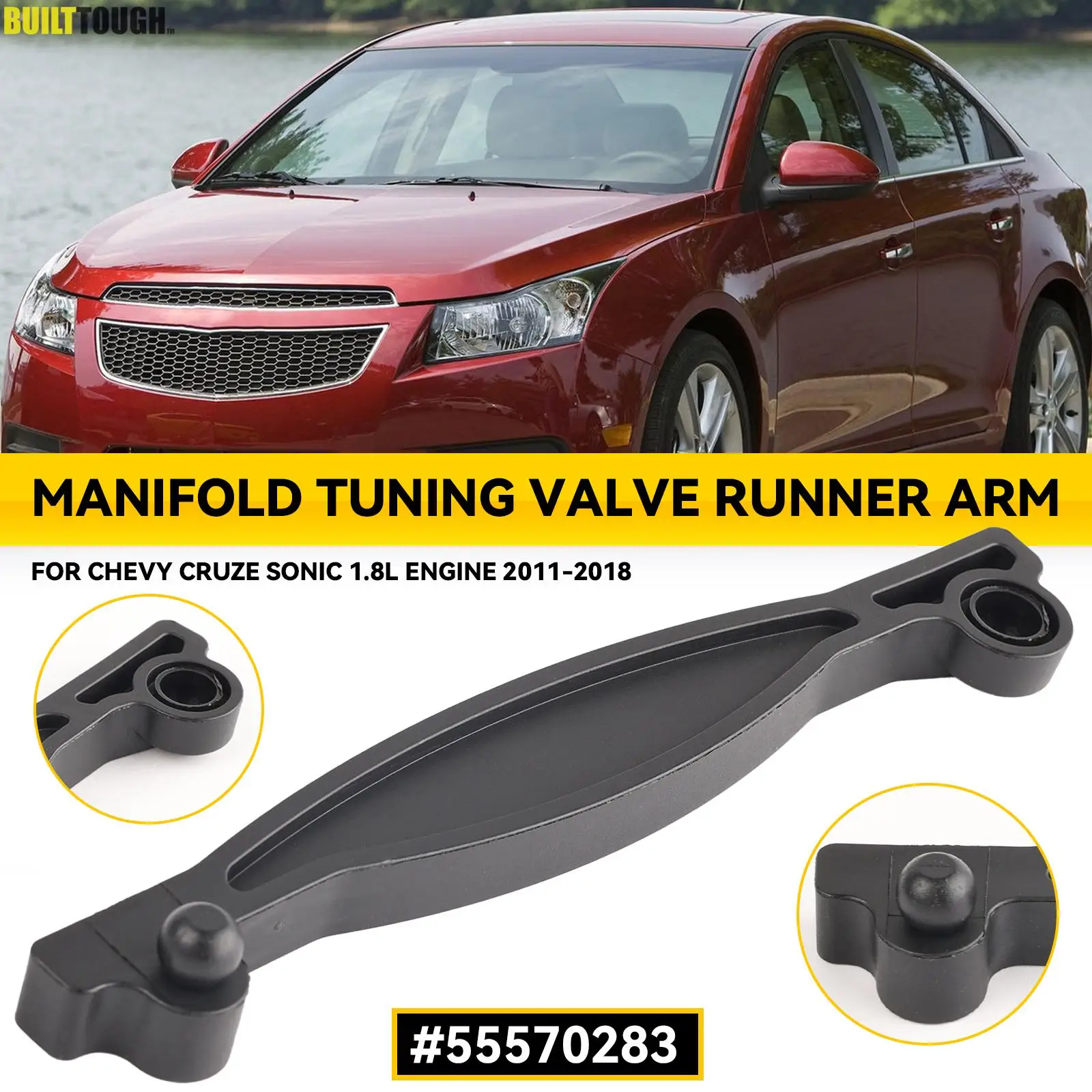 

For Chevy Chevrolet Cruze - Sonic 1.8L 2011-2018 engine Replacement Fit Car Intake Manifold Tuning Valve Runner Arm OE:55570283