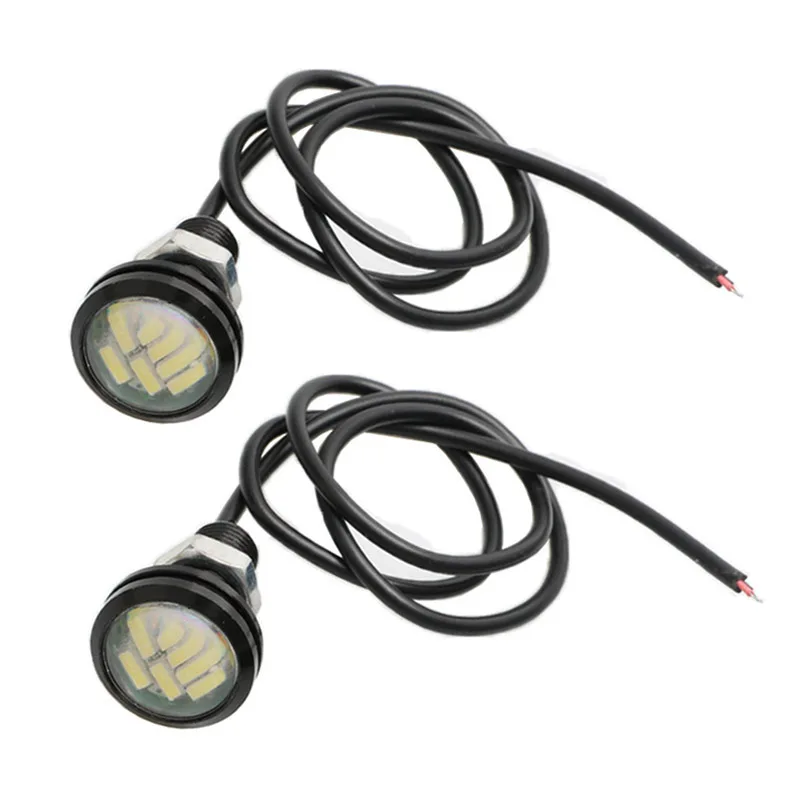 

2 шт. 12 В ультратонкое металлическое сиденье Водонепроницаемая 12 Вт высокомощсветодиодный Светодиодная лампа «Орлиный глаз» выпуклая линз...